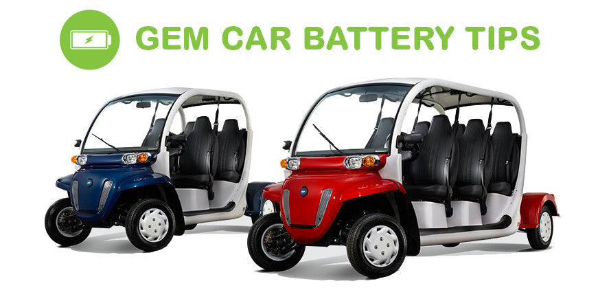 How To Keep Your GEM Car Battery Healthy